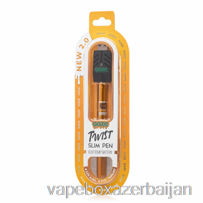Vape Baku Ooze Slim Twist Pen 2.0 Flex Temp Battery Juicy Orange